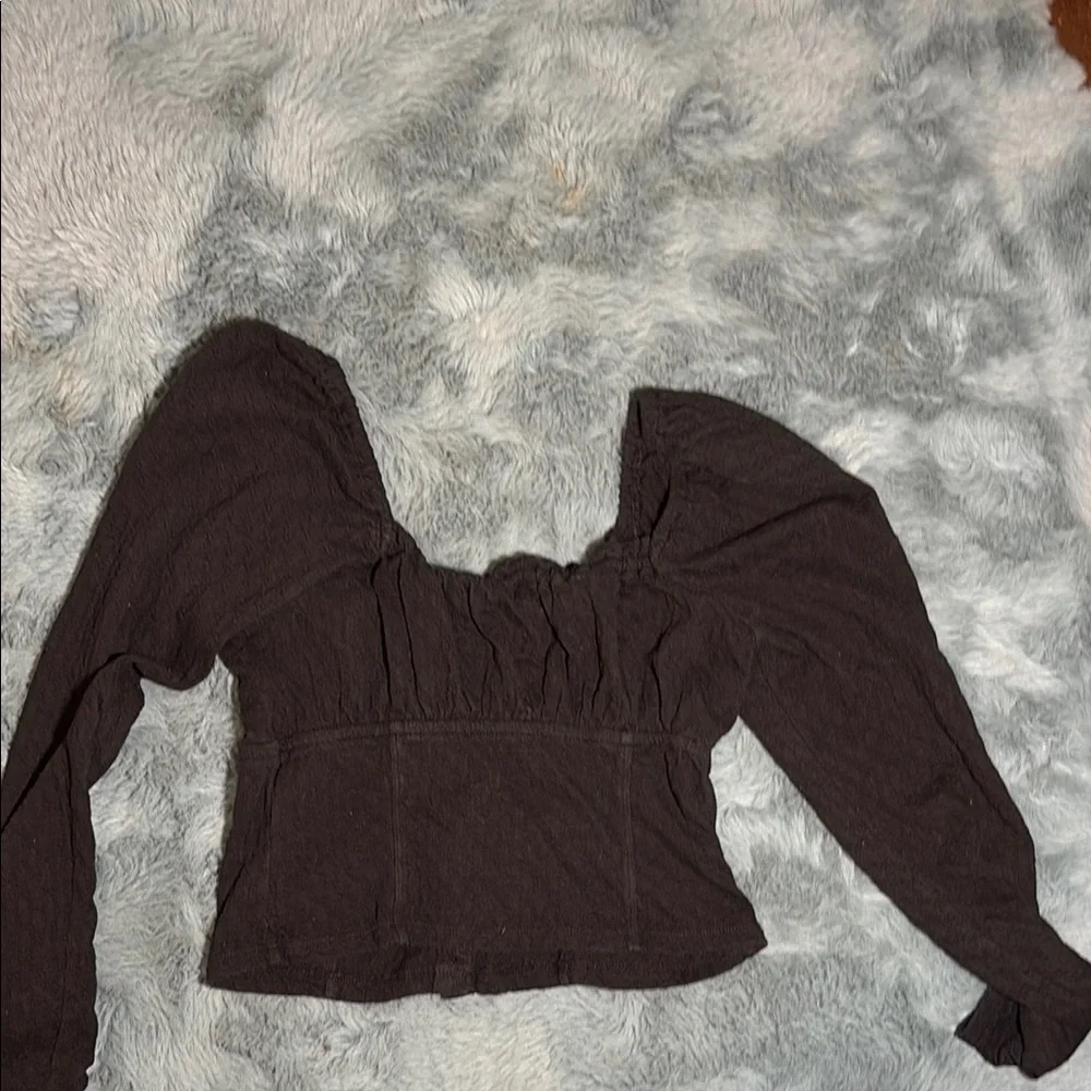 Free People Women’s Black‎ Corset Look Top
